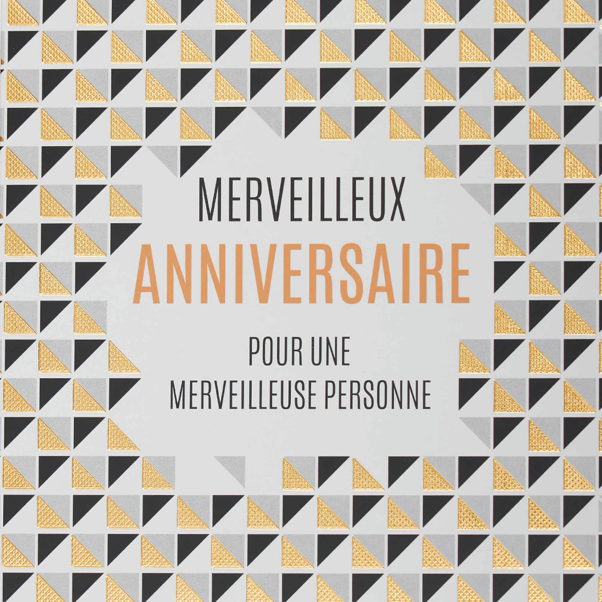 - Carte anniversaire pour une merveilleuse personne