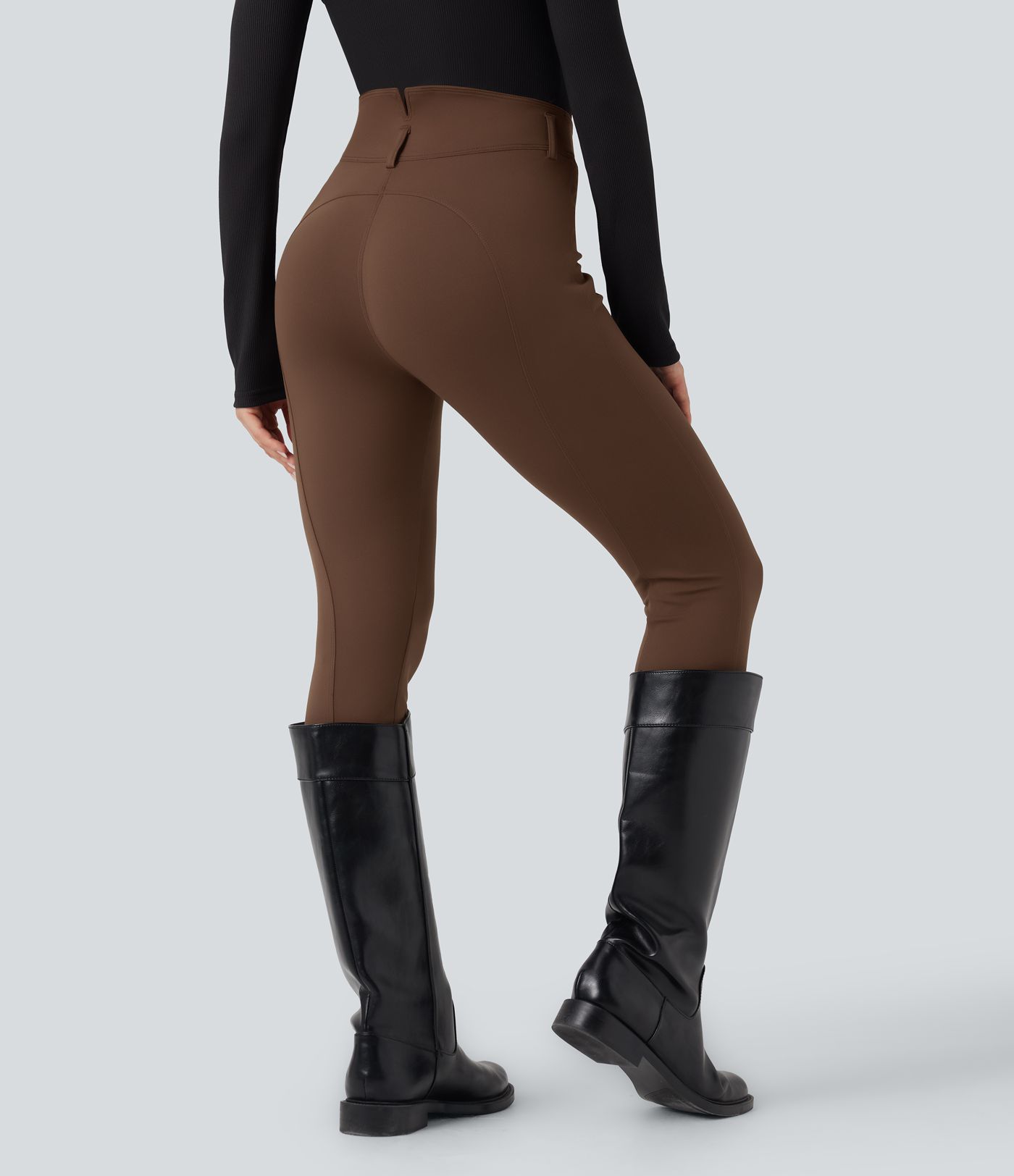 Pantalon ajusté 7/8 taille moyenne DayStretch avec poches