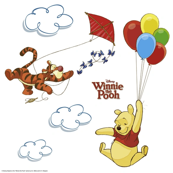 Windowsticker »WindowWinnie Pooh«, BxH: 31 x 31 cm