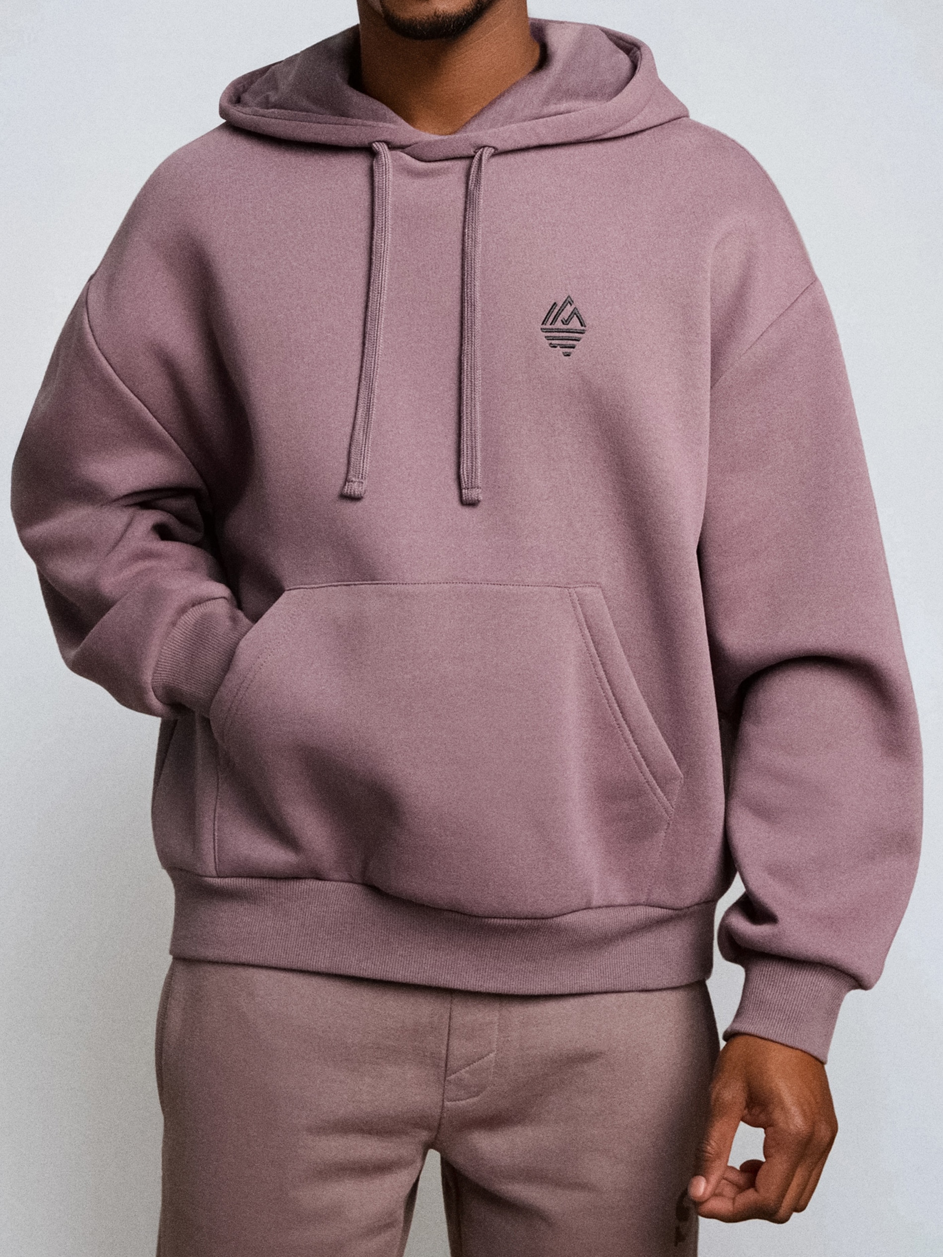 Bluza z kapturem Comfort Fit z haftem