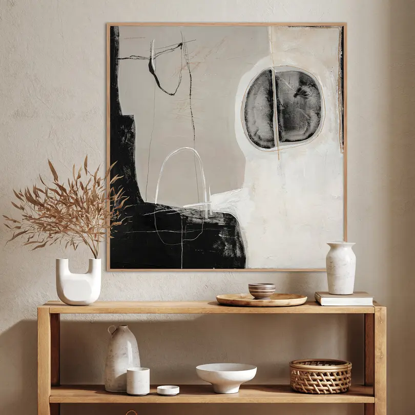 Bild mit Rahmen Design Painting