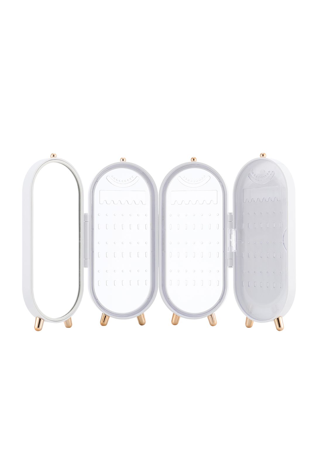 ExtraStar Portable Jewellery Organizer Box with Mirror & Large Capacity