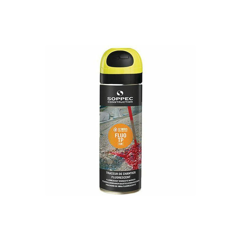 Spray de traçage fluo jaune 0,5 L