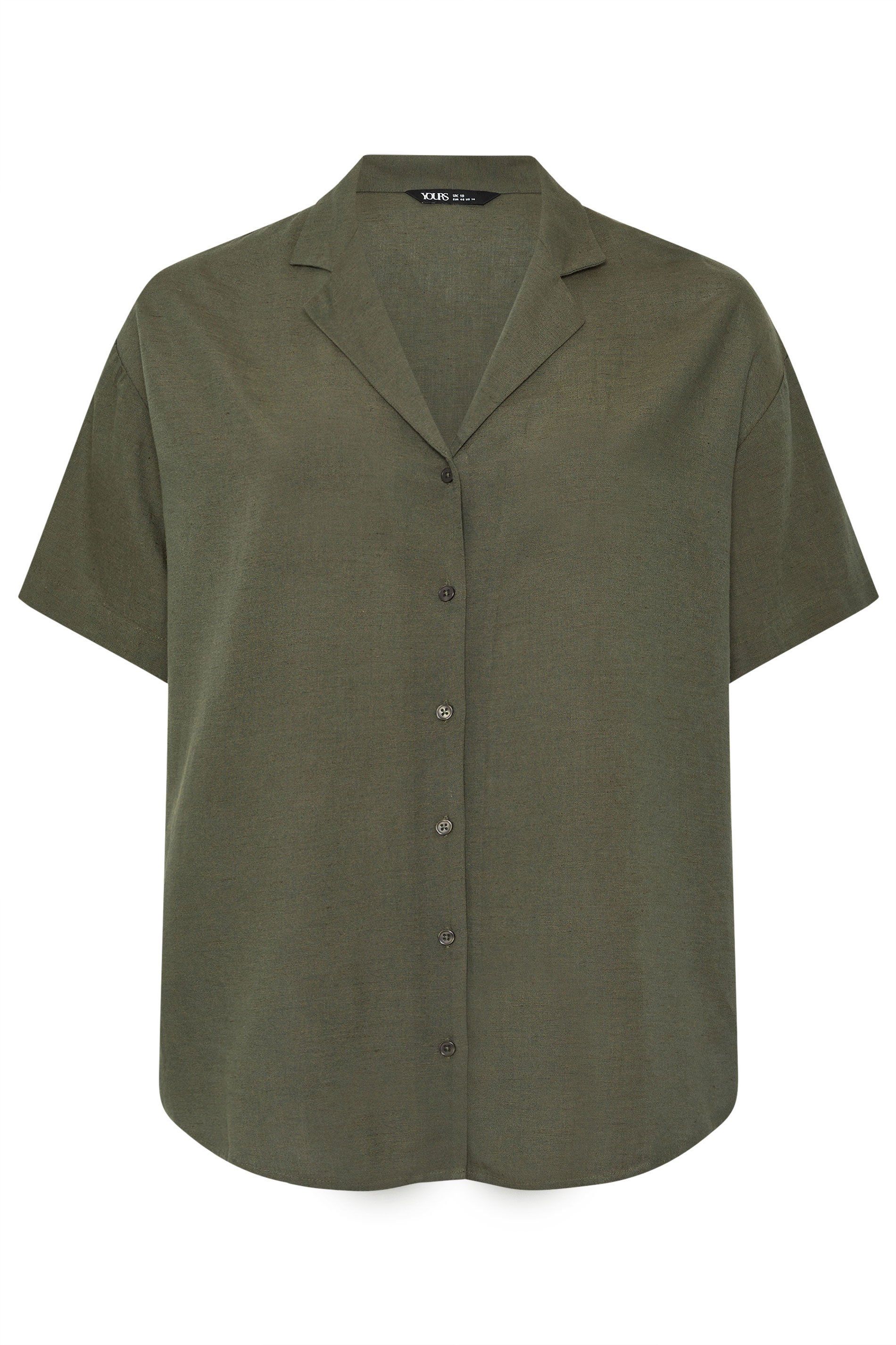 Yours Woven Linen Shirt