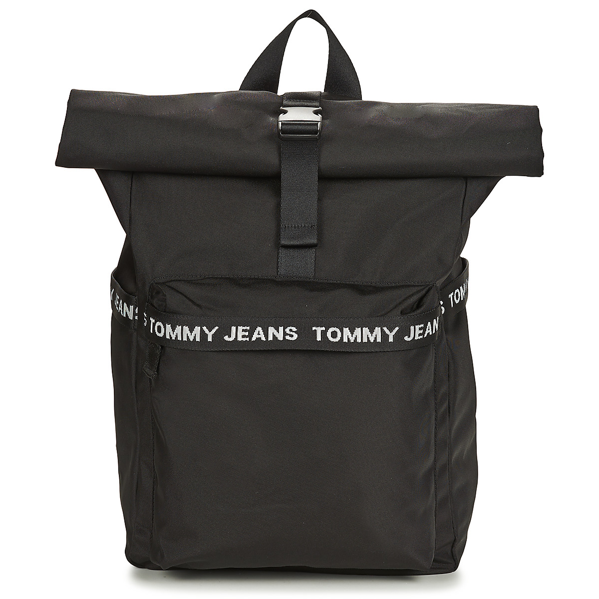 Tommy Jeans - TJM ESSENTIAL ROLLTOP BP - Black
