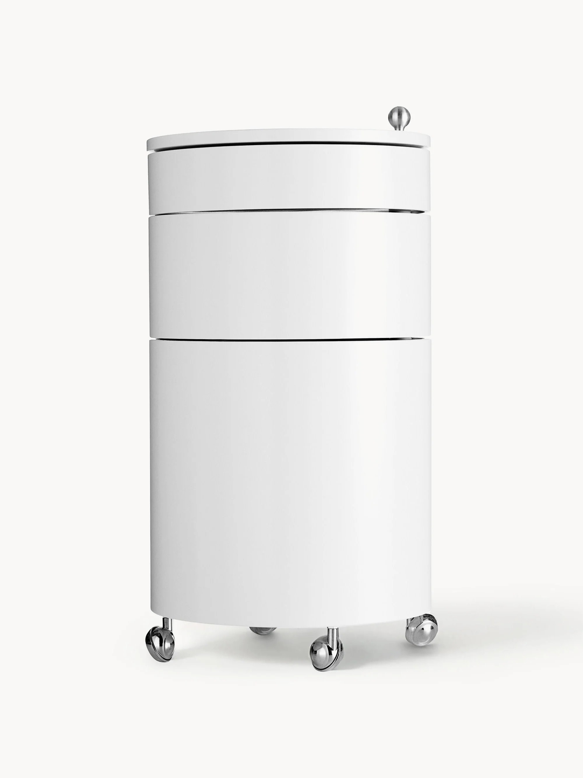 Runder Rollcontainer Barboy, Design Verner Panton