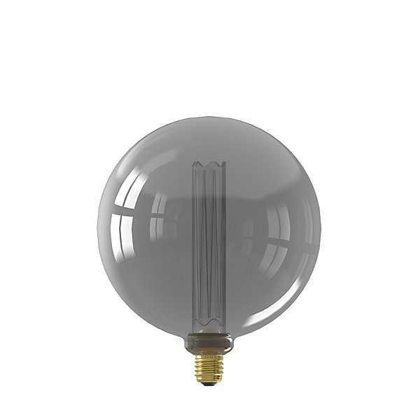 Ampoule LED décorative XXL Royal Kalmar verre gris dimmable E27 4W 60lm Calex