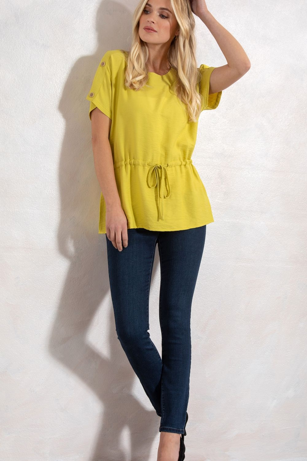 Klass. Drawcord Waist Top