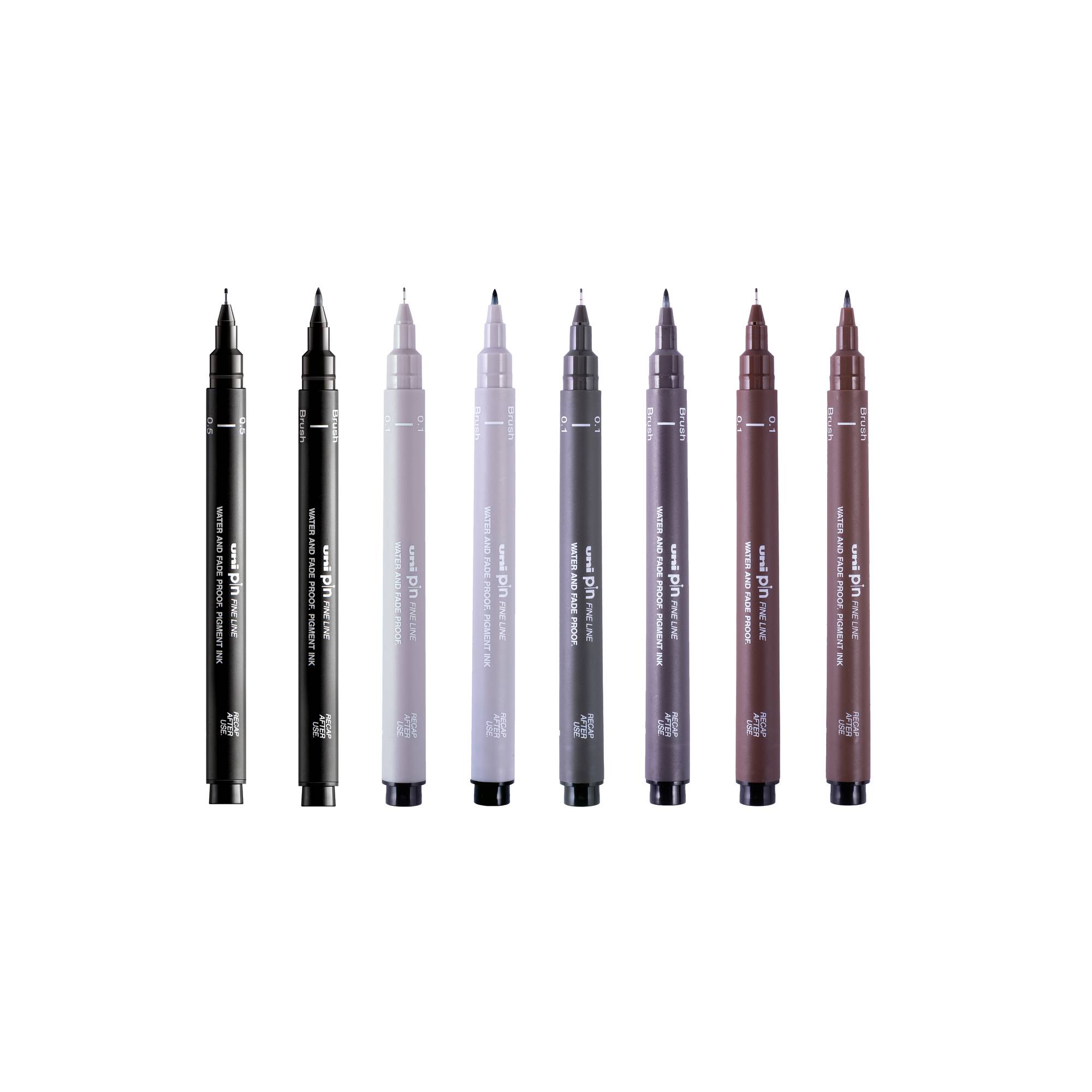 Uni-ball PIN Creative Strokes Fineliners 8 Pack