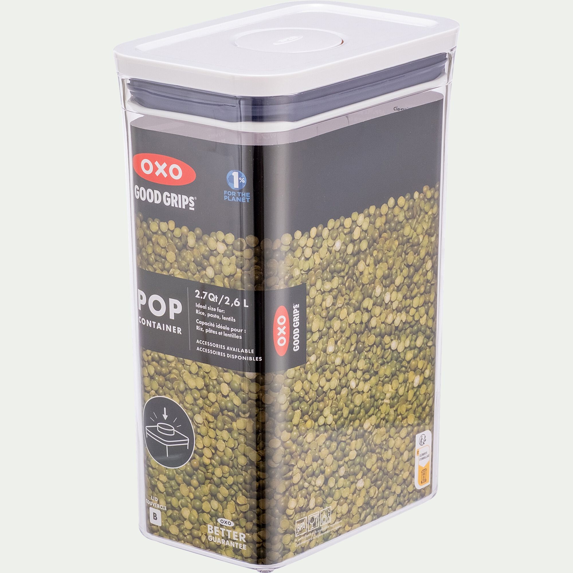 POP - Boîte de conservation 2,6L - transparent