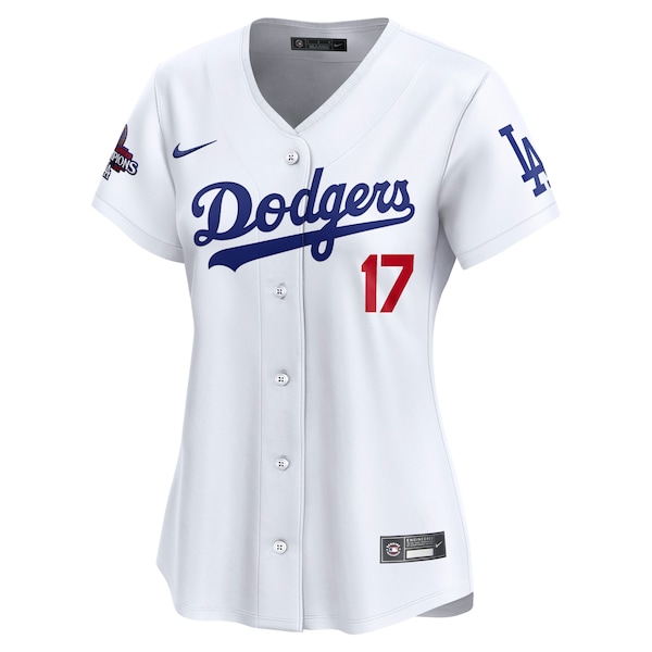 Shohei Ohtani Los Angeles Dodgers Nike Women's 2024 World Series Champions Japanese Characters Limited Player Jersey - White