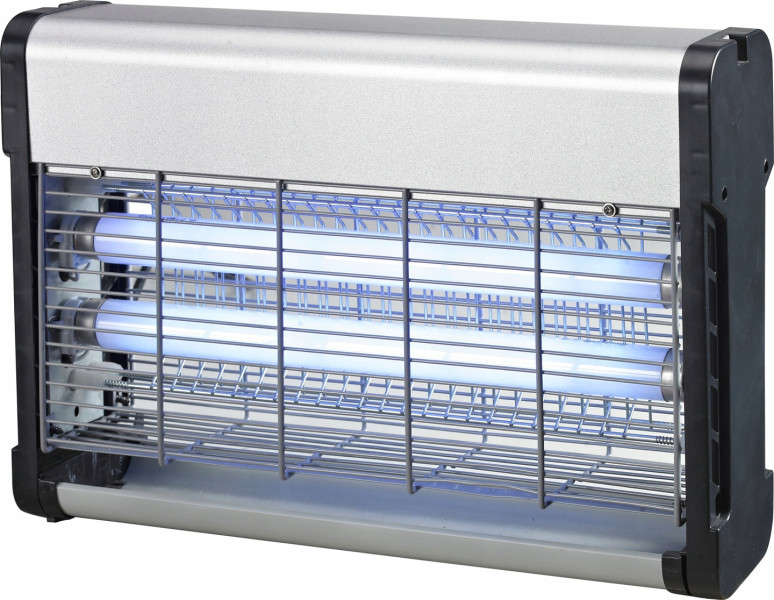 Aluminiowa lampa owadobójcza UV-A2x20W