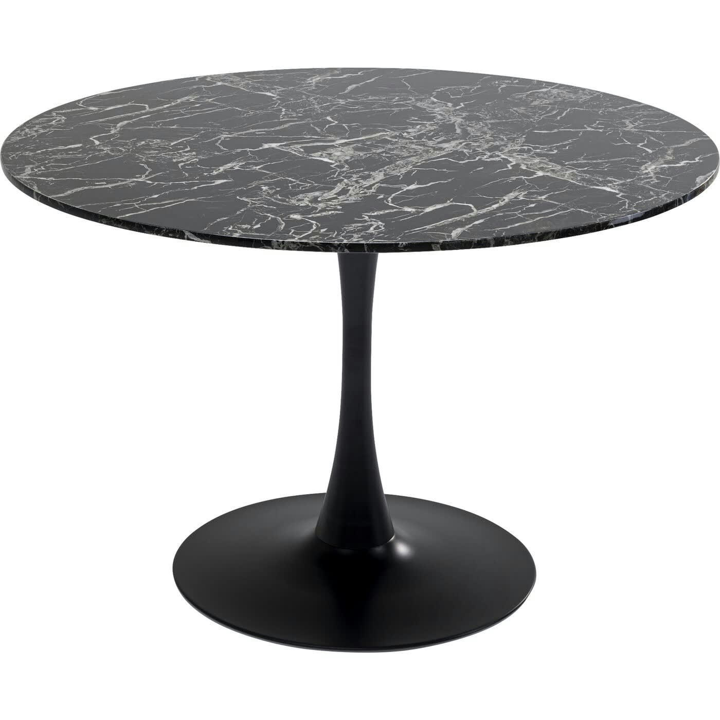 VENETO - Table Veneto noire 110cm Kare Design