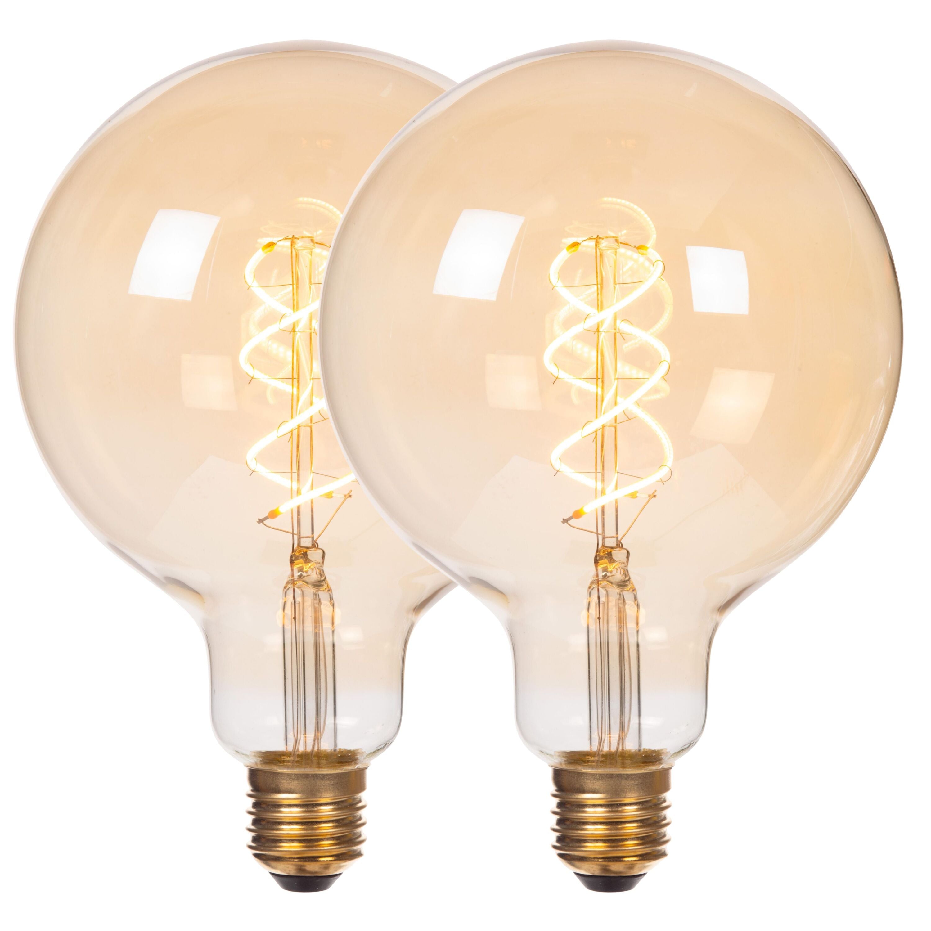 Lucide G125 Filament lamp - Amber (set van 2)