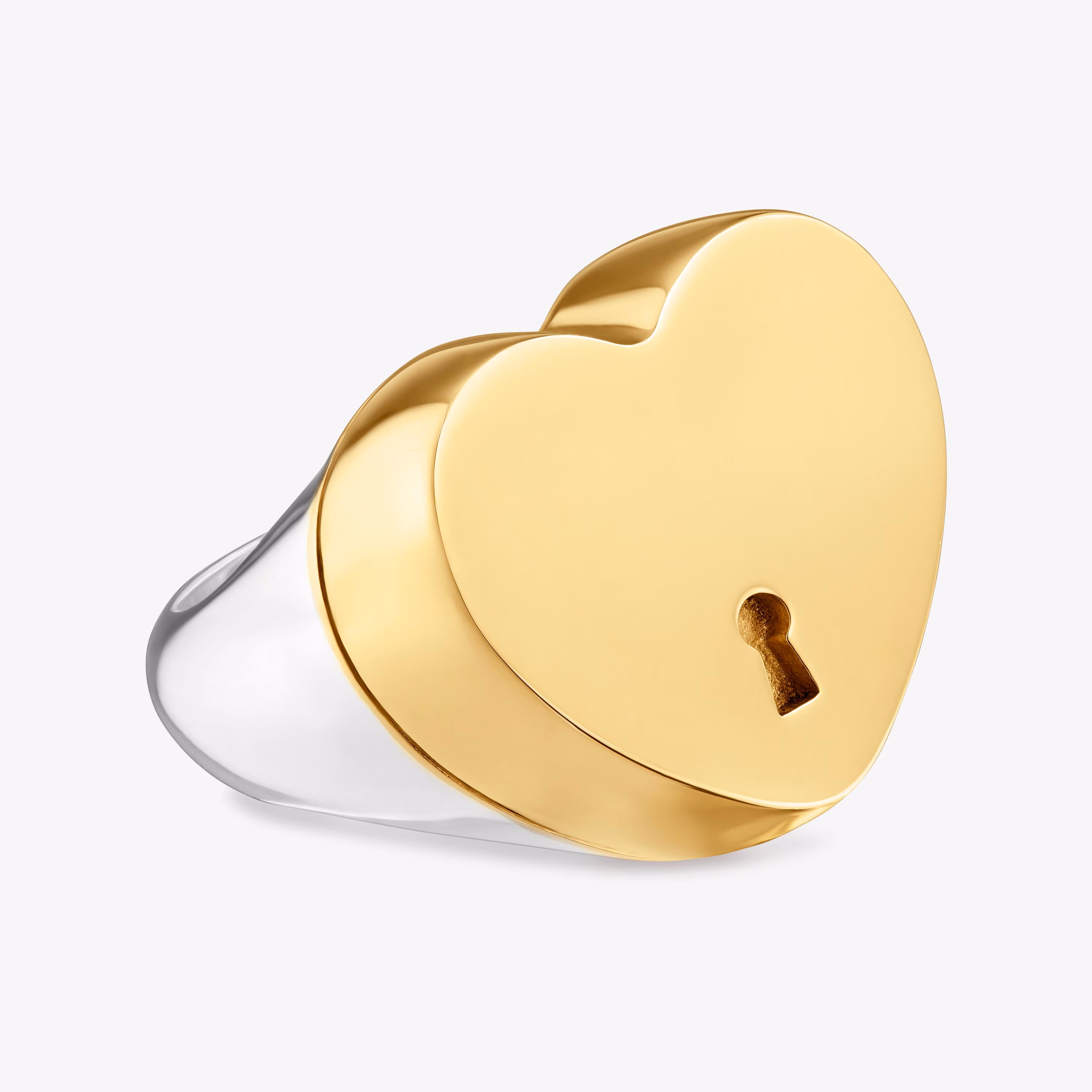 Anillo sello bicolor motivo corazón TOUS Unlock