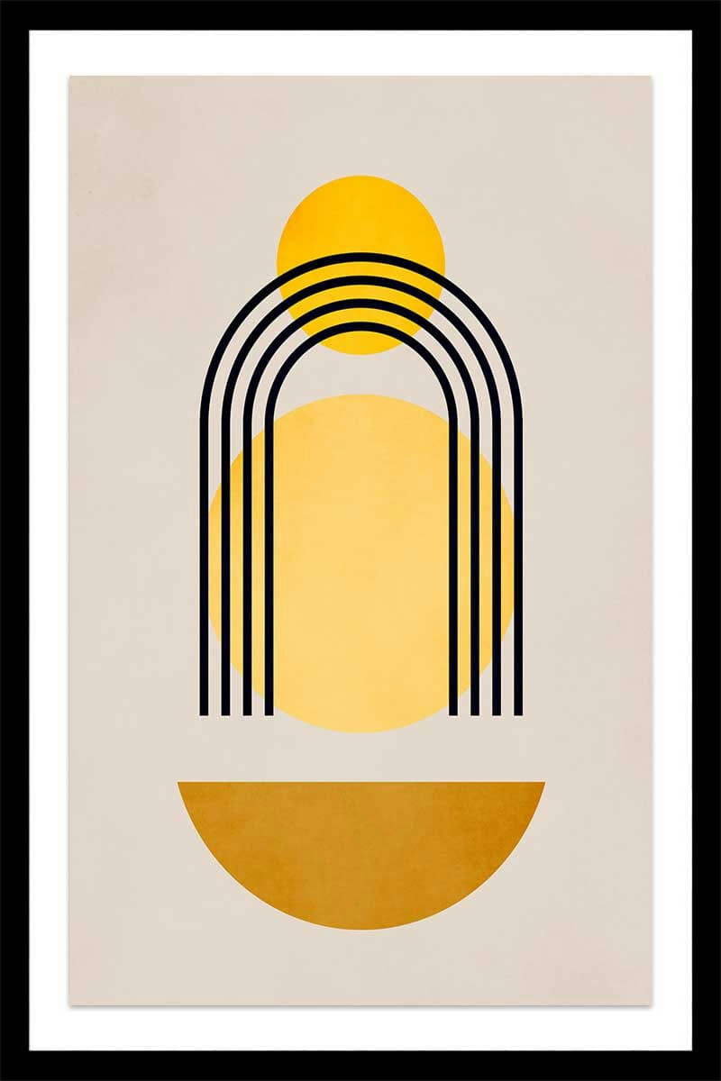 - Affiche dessin abstrait 