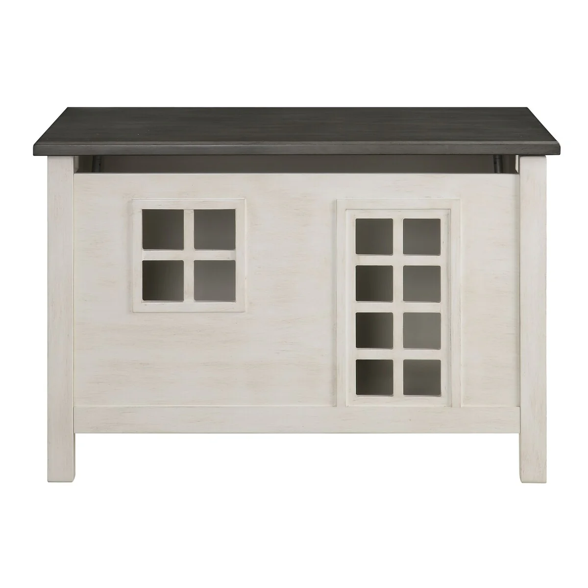 ACME Doll Cottage Youth Chest, Weathered White and Washed Gray
