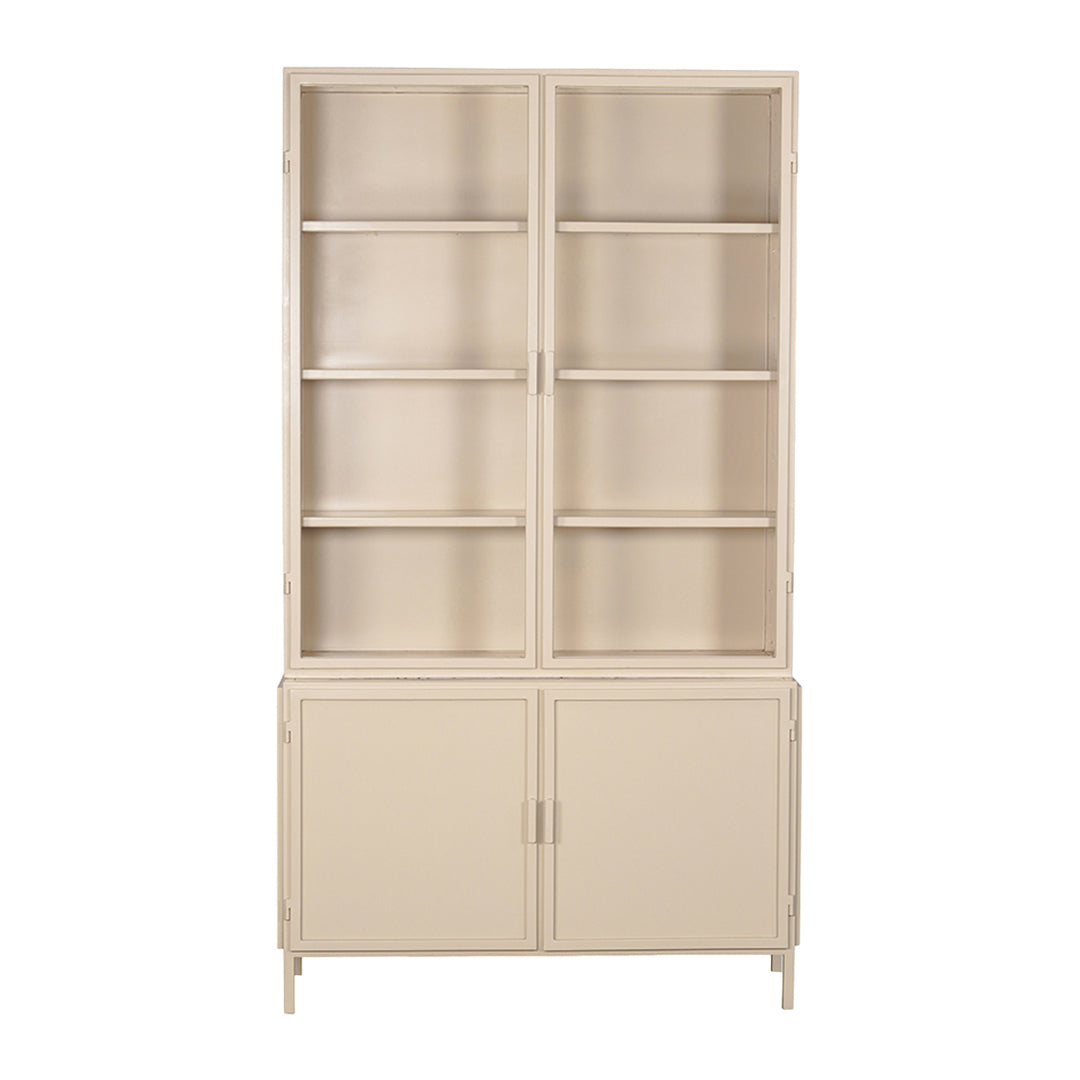 New Routz Garland Vitrinekast 4-deurs - Zand