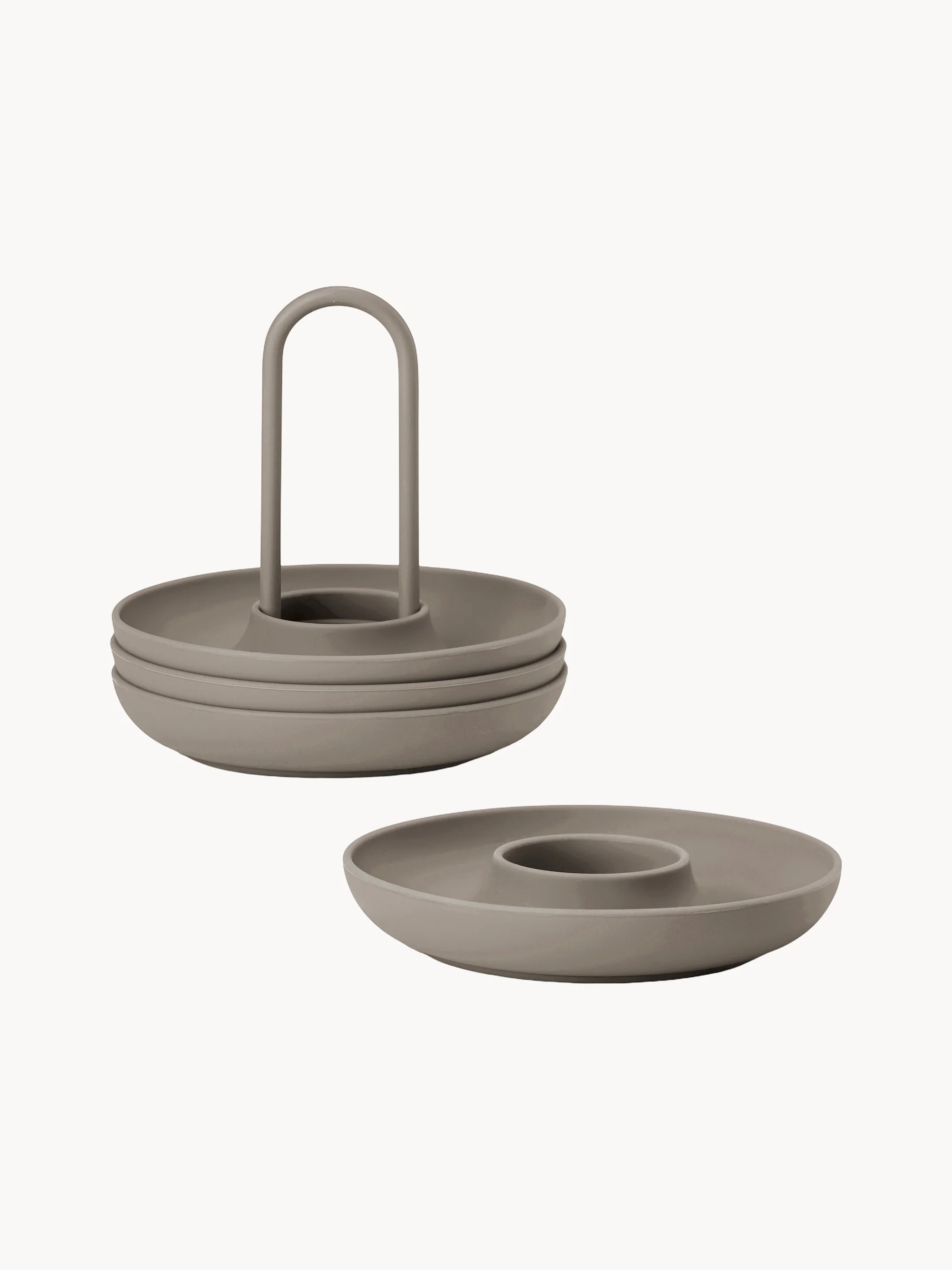 Eierbecher Singles mit Halter, 5er-Set