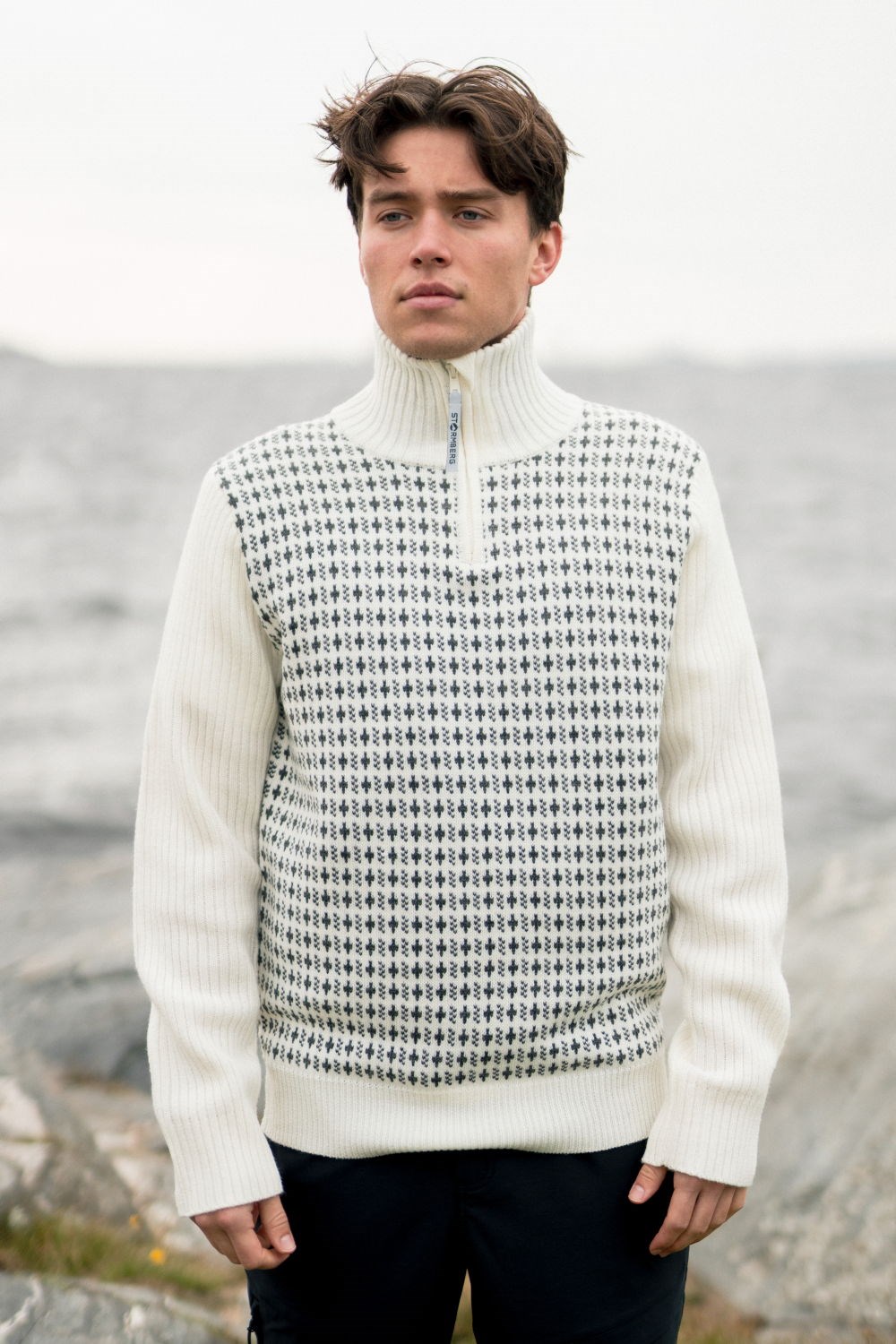 Honningsvåg Half Zip ullgenser