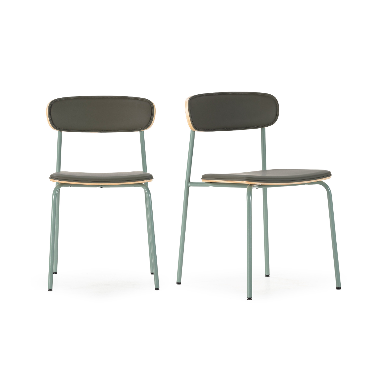 Calicosy - Set van 2 Stoelen AYA - 52x45,5x78 cm