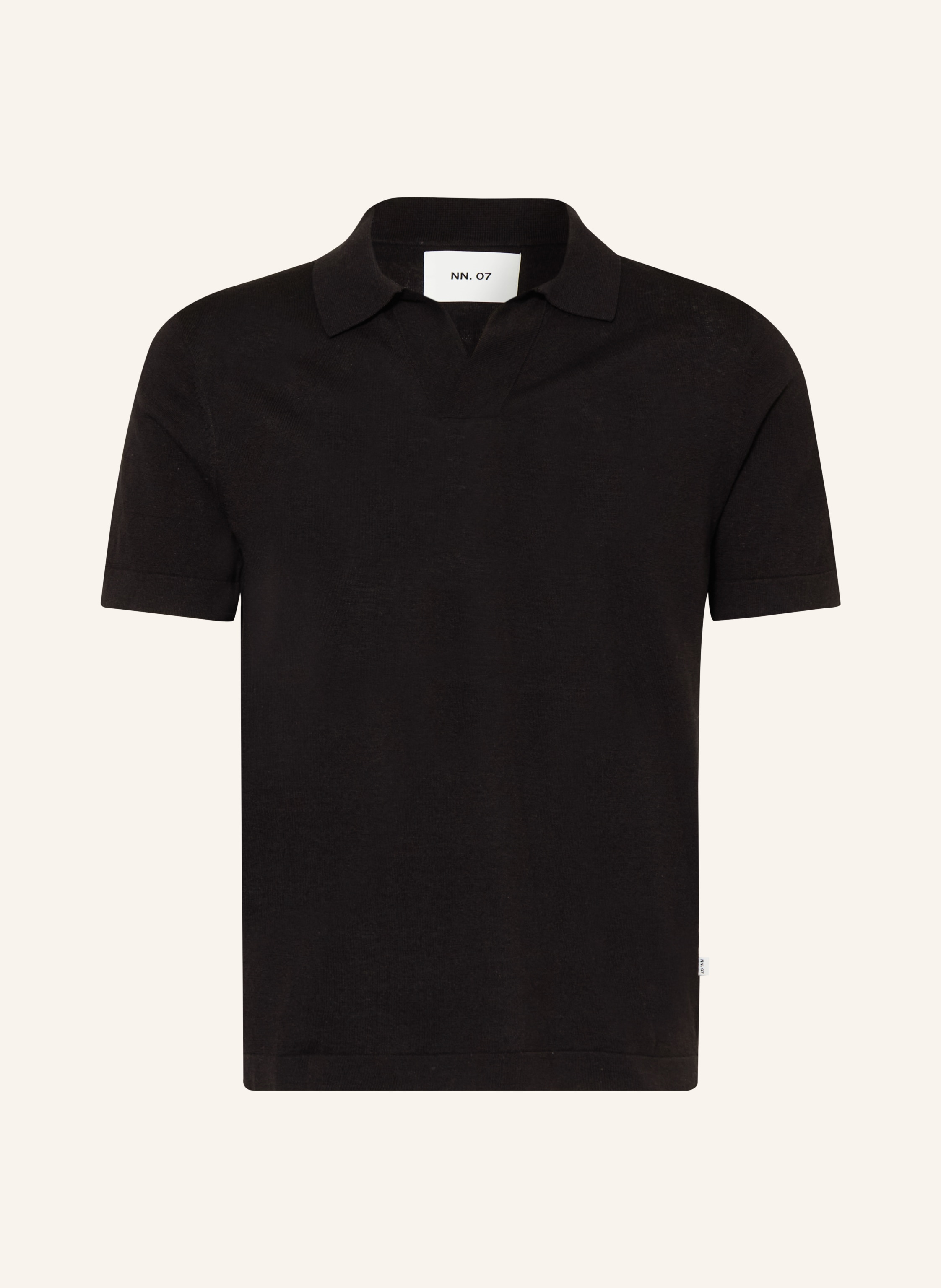 NN.07 Strick-Poloshirt RYAN mit Leinen