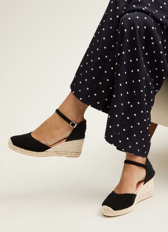 Marissa Black Suede Sandals