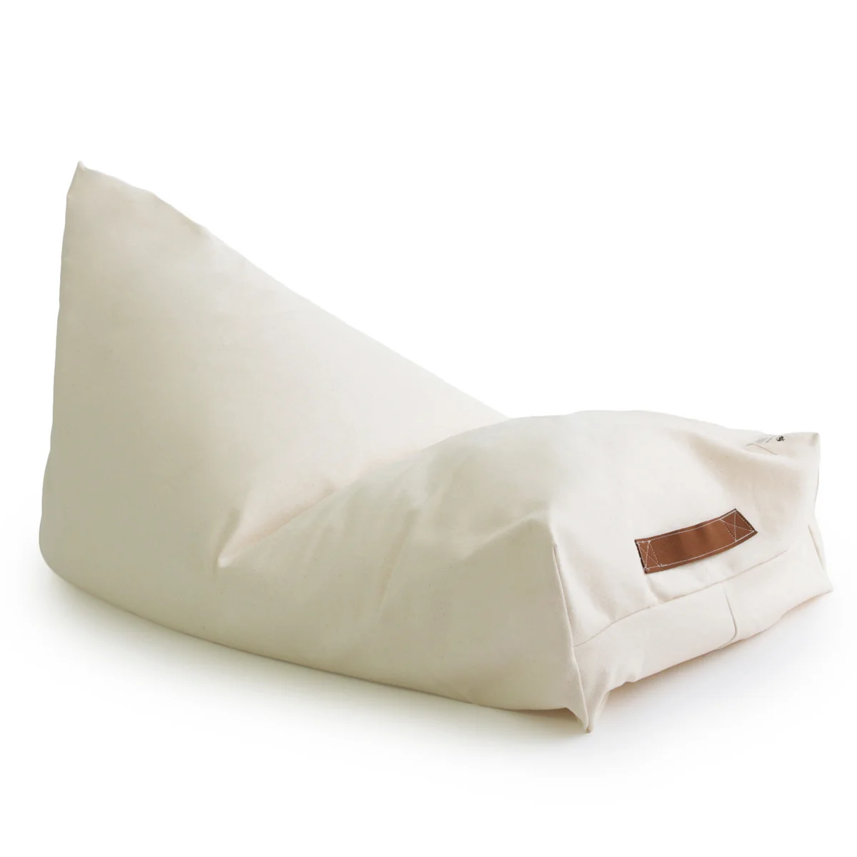 Nobodinoz - Oasis Kinder-Sitzsack, 109 x 53 cm, natur