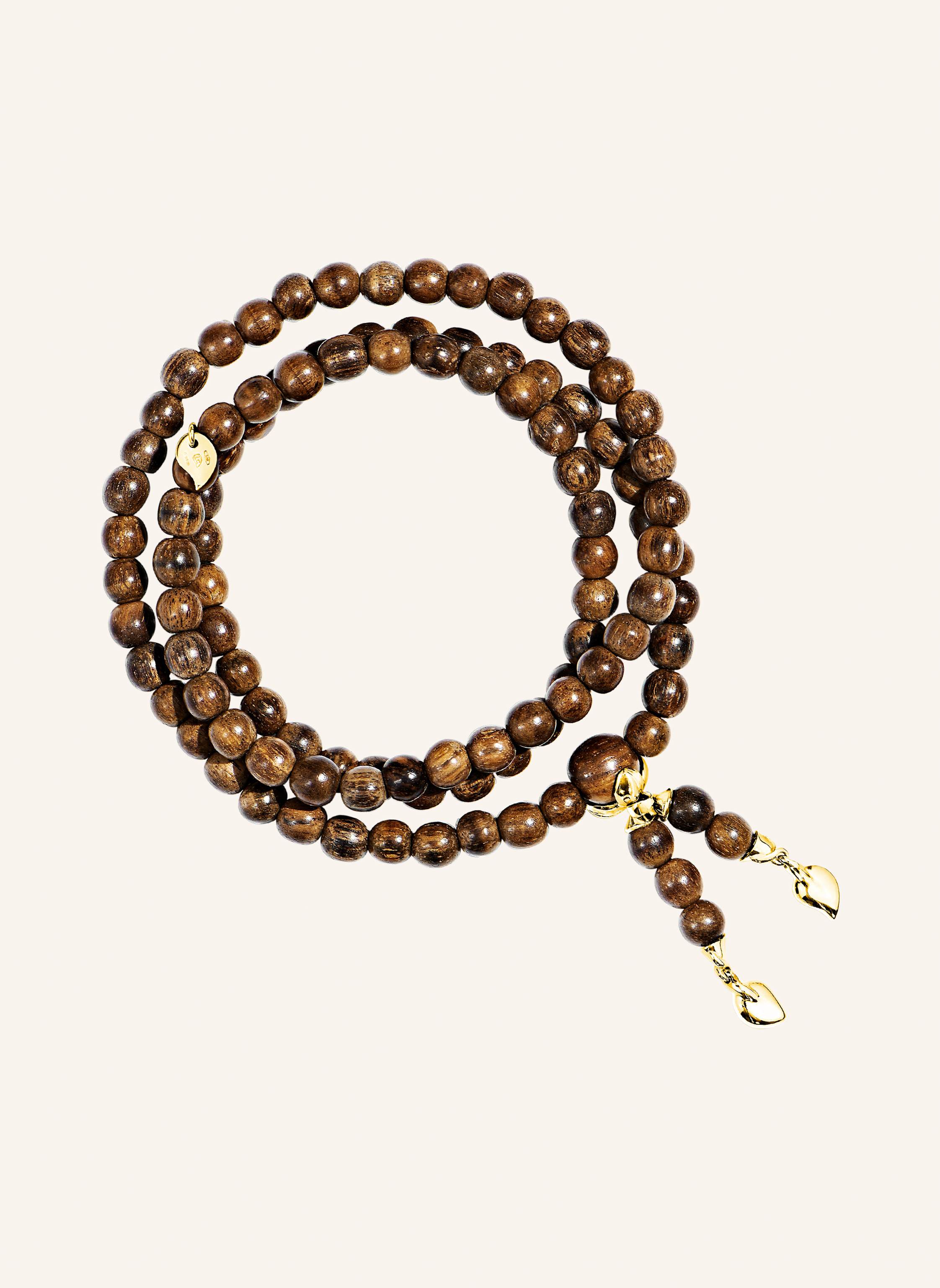 TAMARA COMOLLI Armband BRACELET INDIA SNAKEWOOD MEDIUM Snakewood 18K Gelbgold