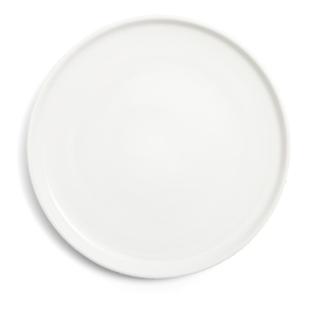Assiette plate Oslo en grès blanc Ø27cm