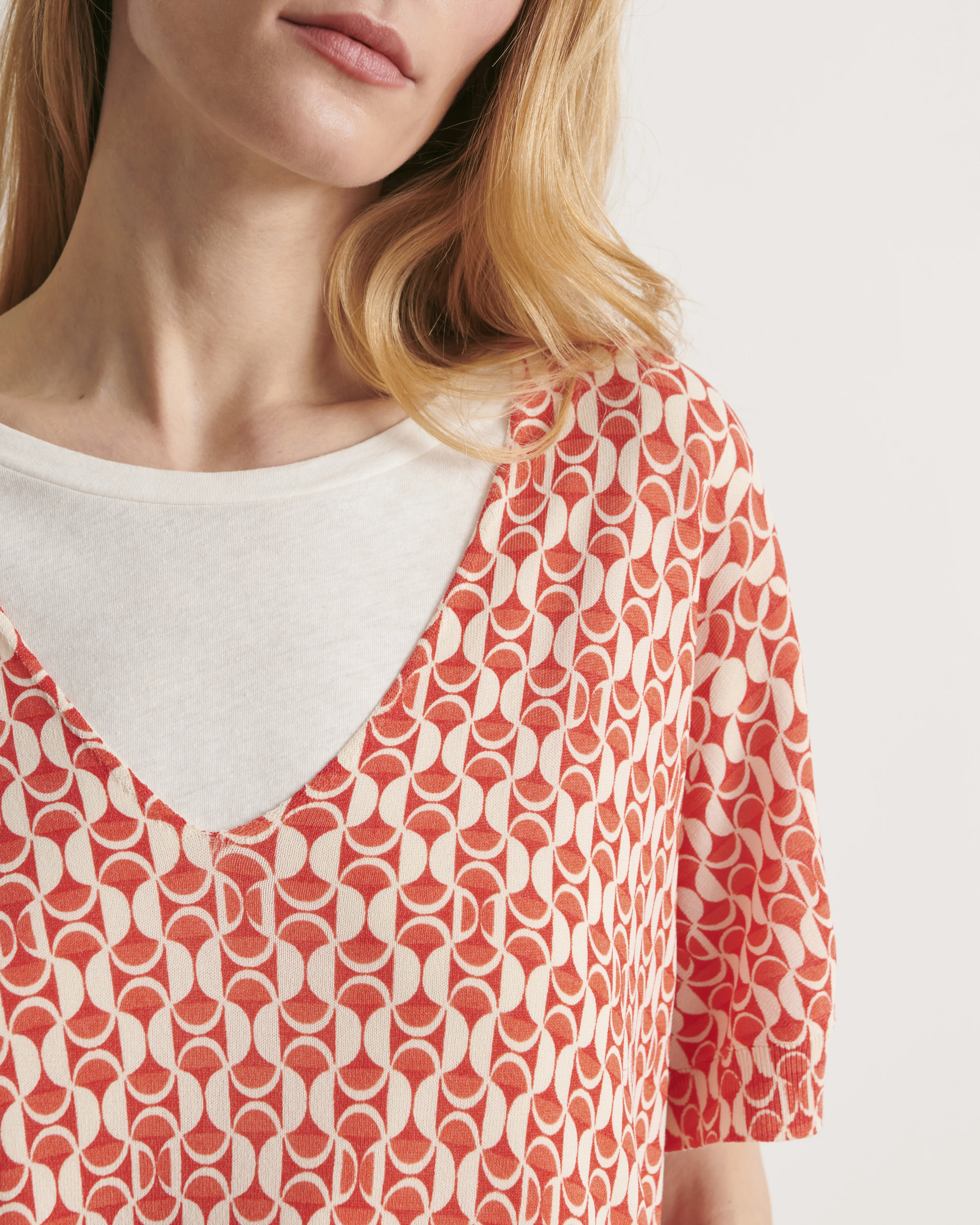 Pull kimono en maille AGRUME/11141/831
