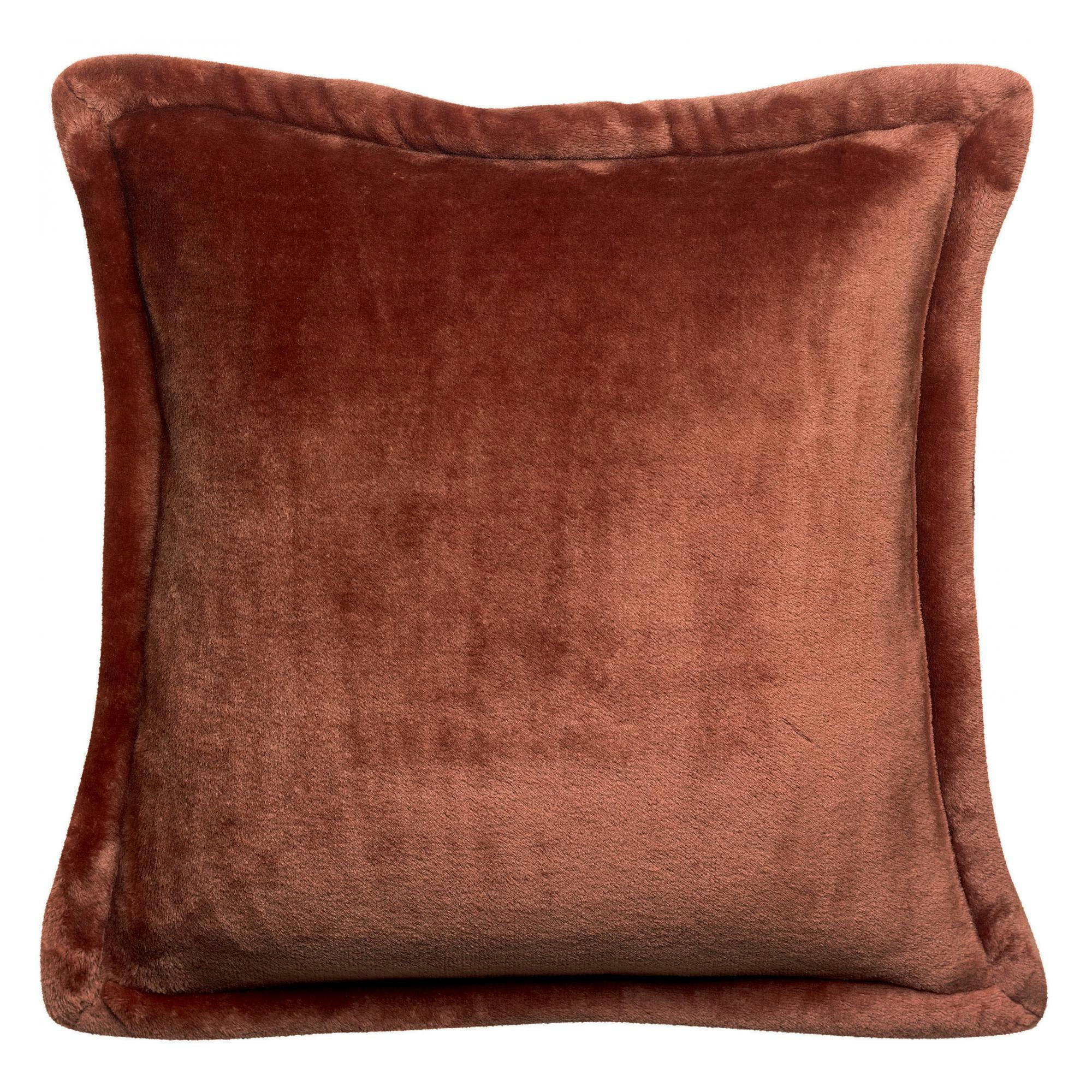 TENDER - Coussin  en polyester caramel 50 x 50