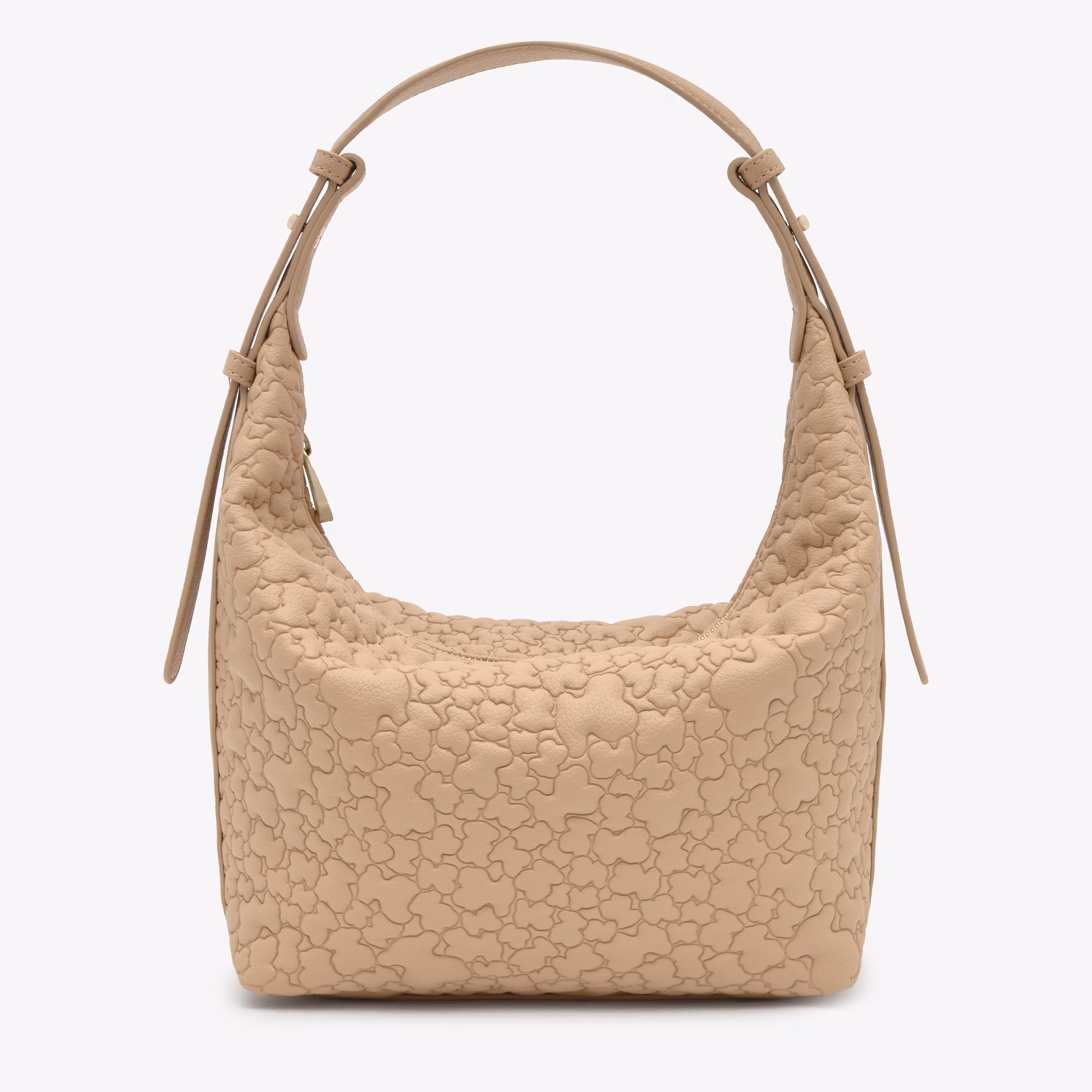 Bolso de hombro mediano arena Tous Puffy Bear
