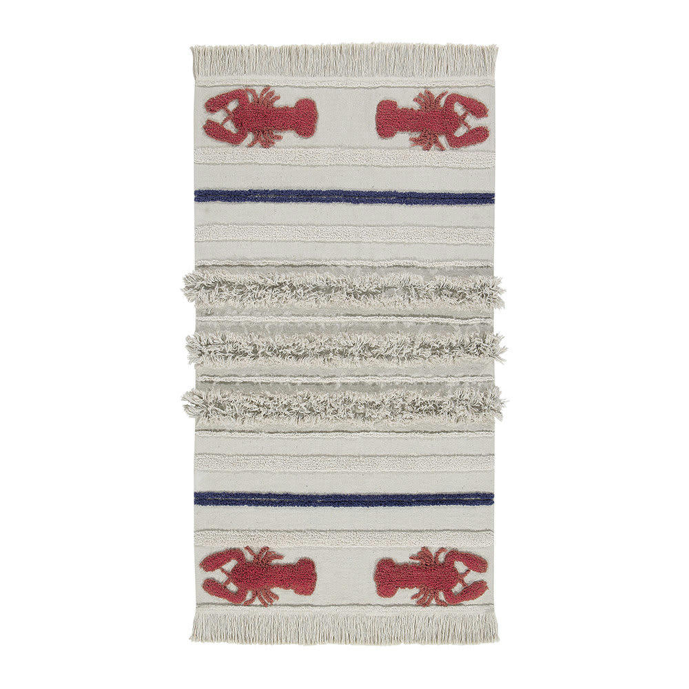 MINI HOMARD - Tapis coton mini homard XS 80x140