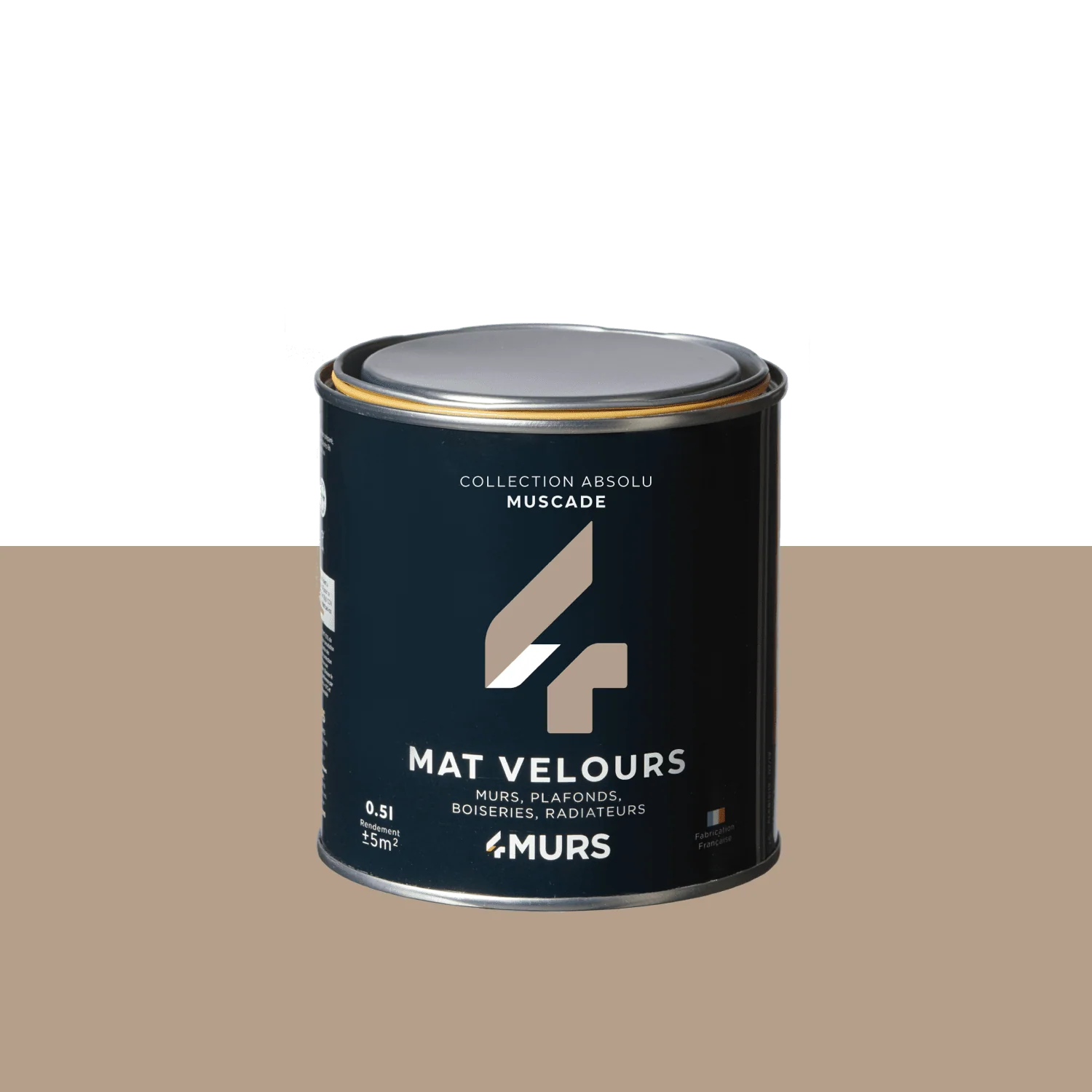 Absolu Peinture Finition Peinture muscade Mat 0,5 L