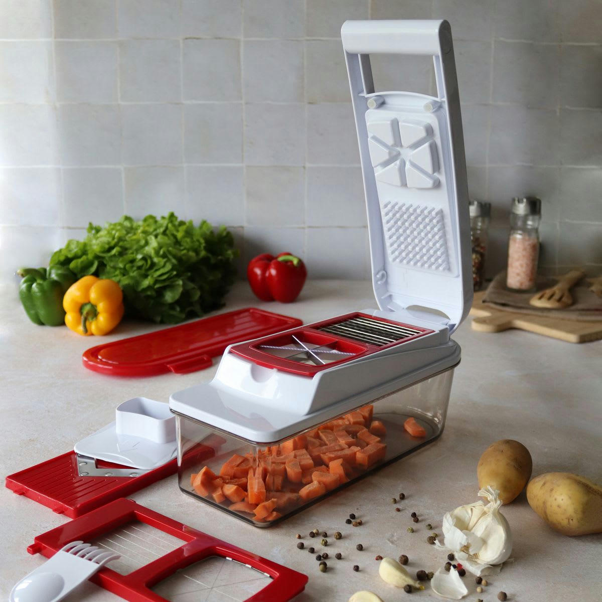 ALIX - Mandoline multifonction à 5 lames