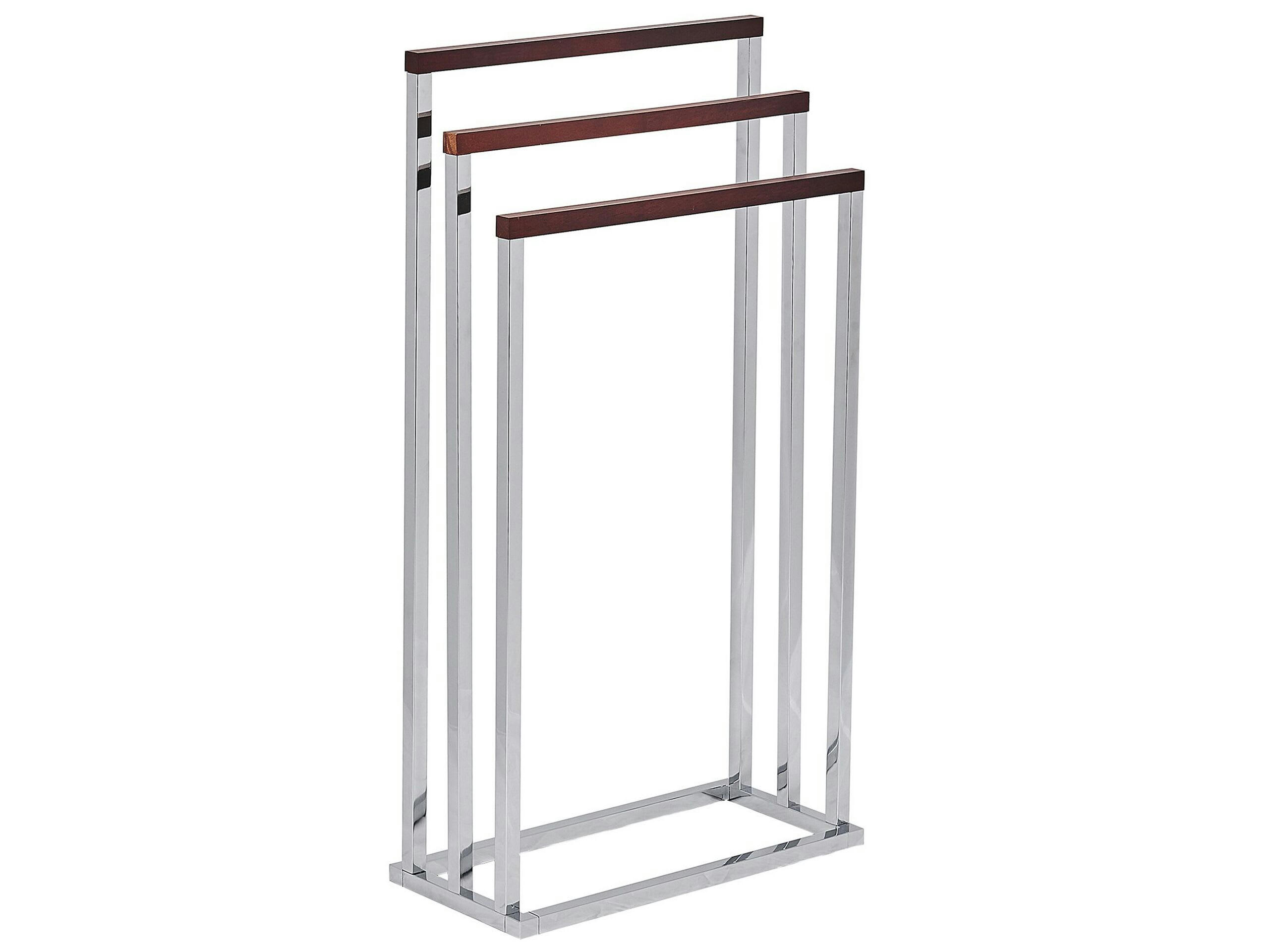 CHARRAS - Porte-serviettes en acier argenté