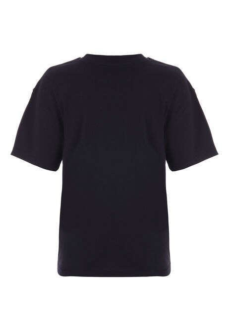 Older Boys Basic Black Tee