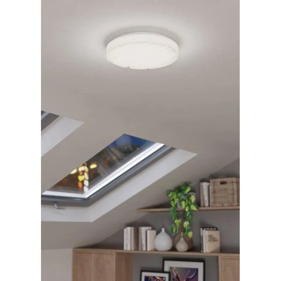 EGLO Ferentino Plafonni&egrave;re - LED - 28 cm - Wit