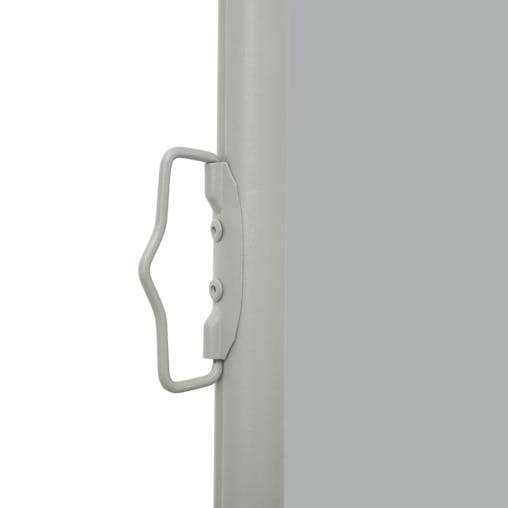 NNEVL Patio Retractable Side Awning 140x500 cm Grey