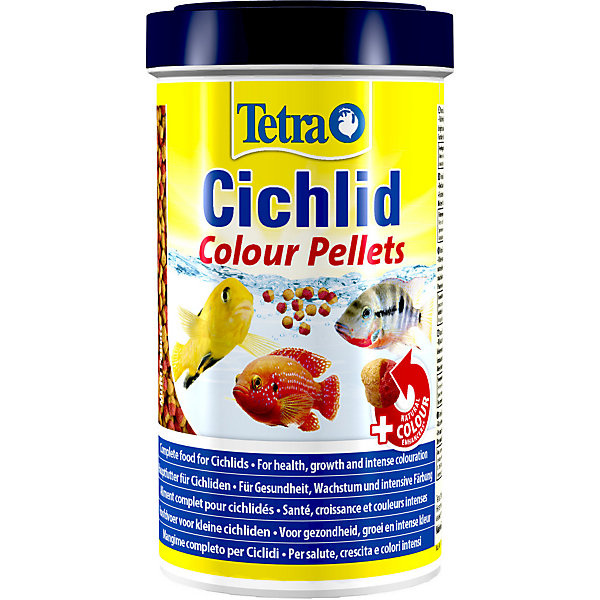 Cichlid colour pellets 165 g 500 ml pour Cichlidés
