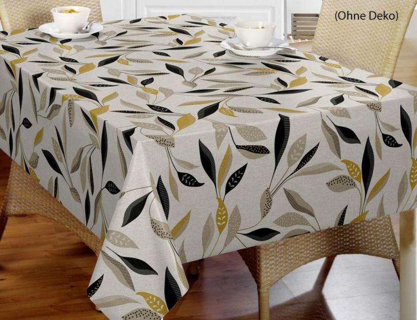 Tischdecke PVC Blatter
