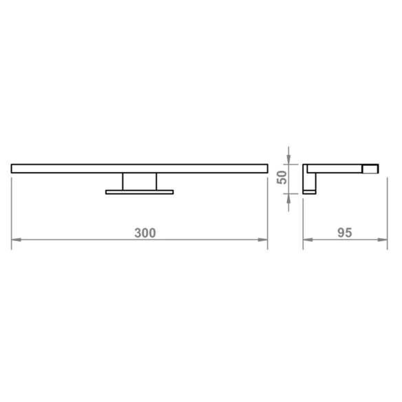 LED-Beleuchtung »Blino«, Kabellänge: 30 cm, silber
