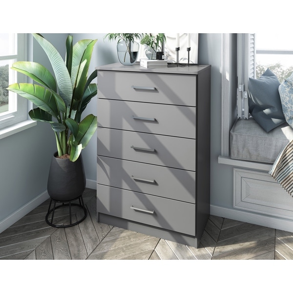Palace Imports 100% Solid Wood Metro 5-Drawer Chest