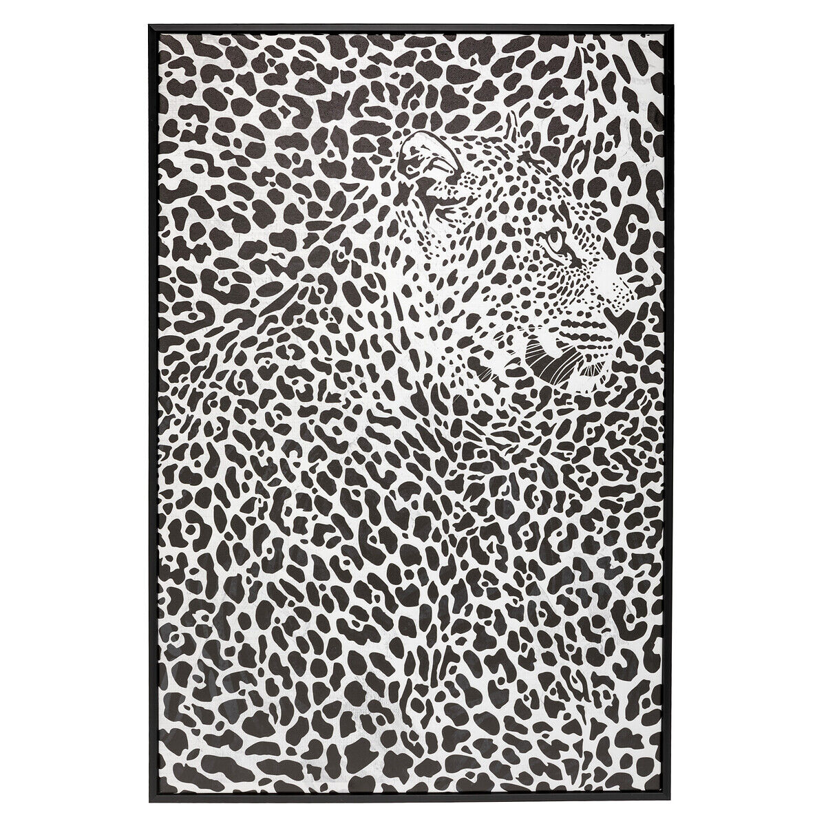 Quadro decorativo leopardo 90x60cm
