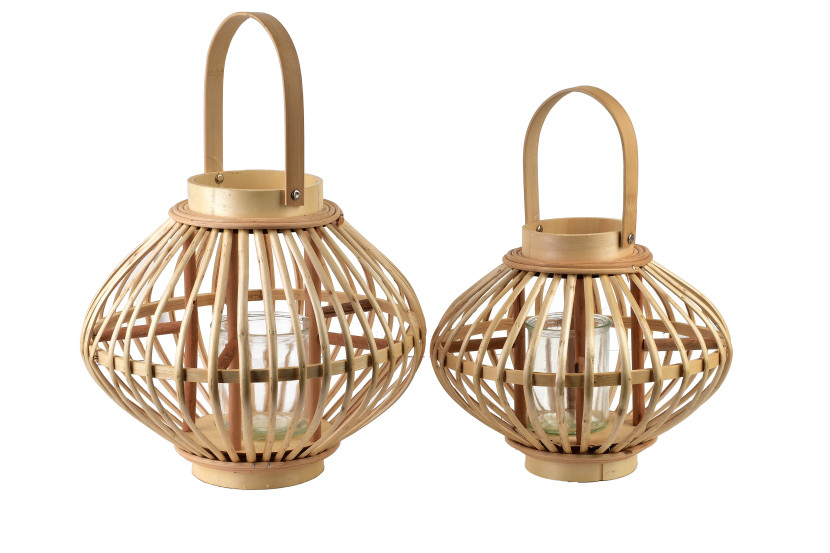 Lampion LUCIE NATURAL 27xh22cm