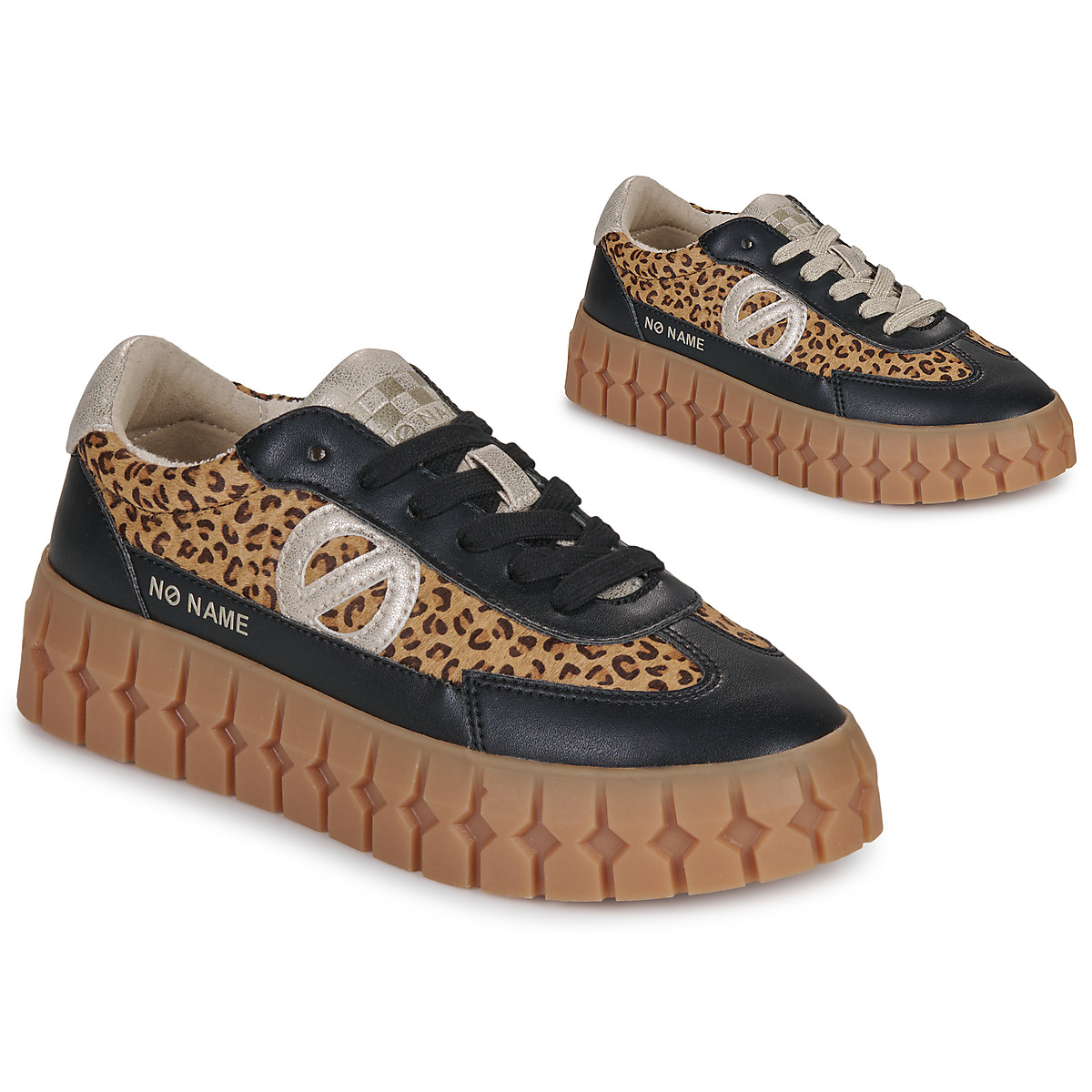 No Name - PLAY SIDE W - Black / Leopard