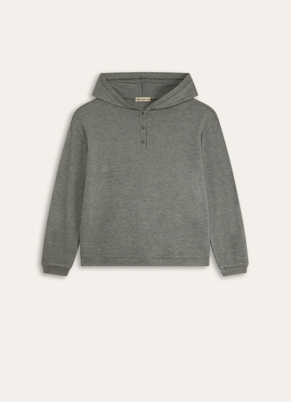 PULL EN MAILLE DOUCE COTELÉE ROUVY vert