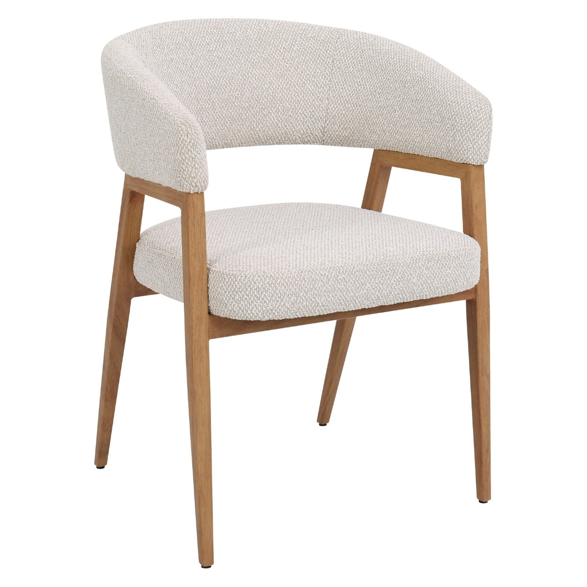 DÉJA Living Eetkamerstoel Fureso - Beige/Naturel - Set van 2