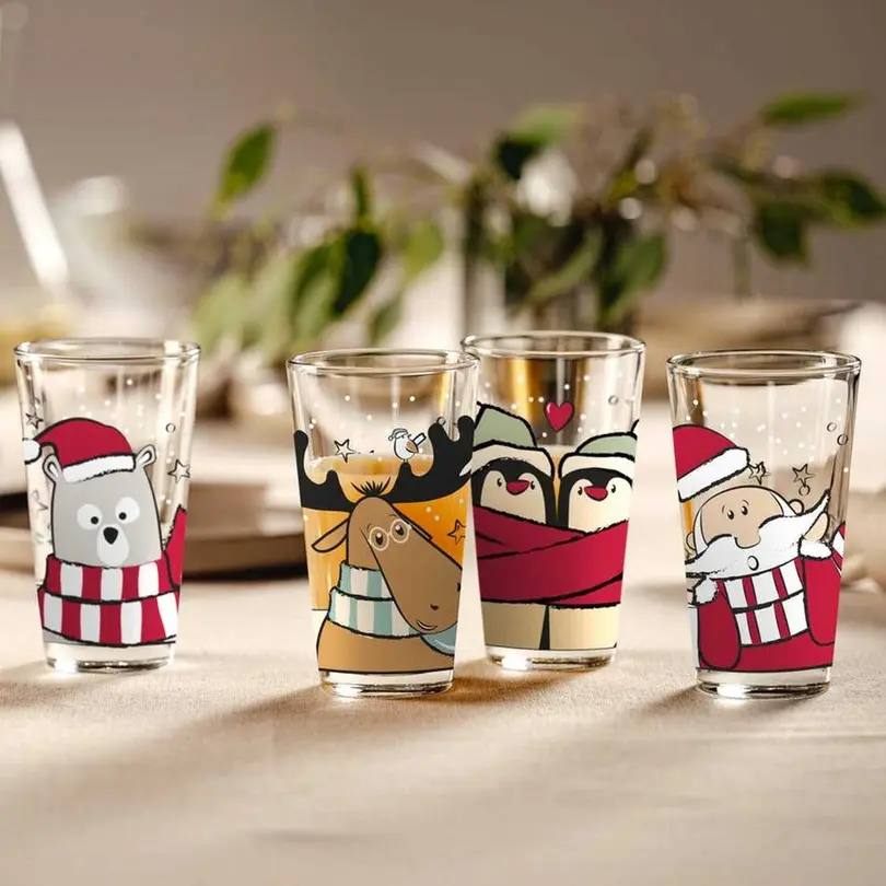 Becher 6er-Set Pinguine